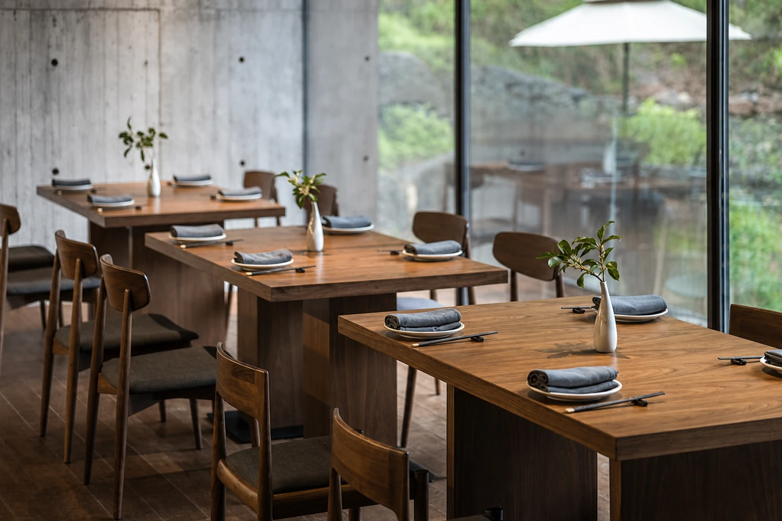 Bespoke restaurant tables and dining chairs
