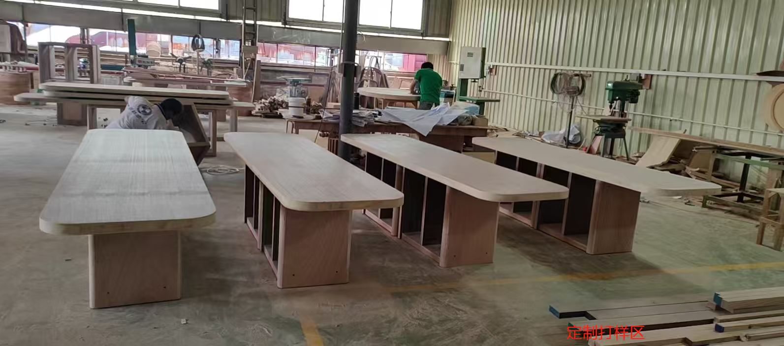 Custom Sampling at the Dongguan factory