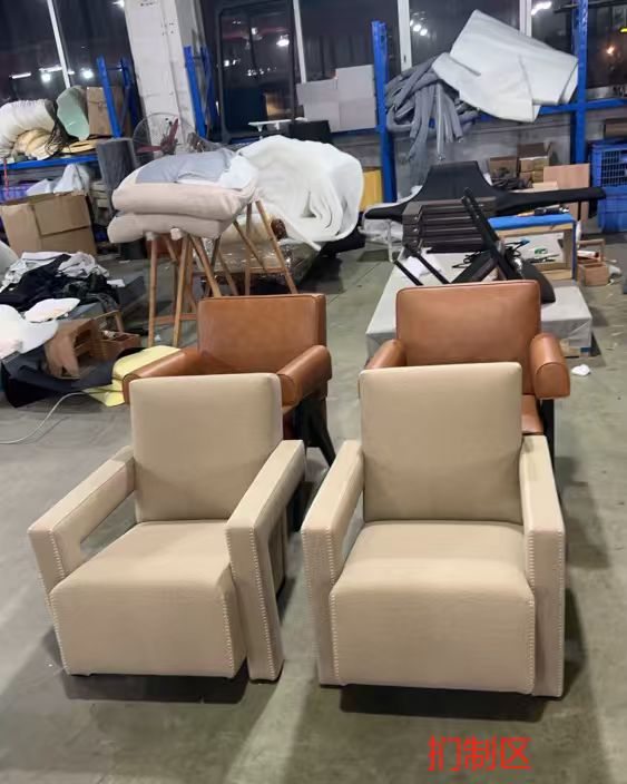 Upholstery at the Dongguan factory