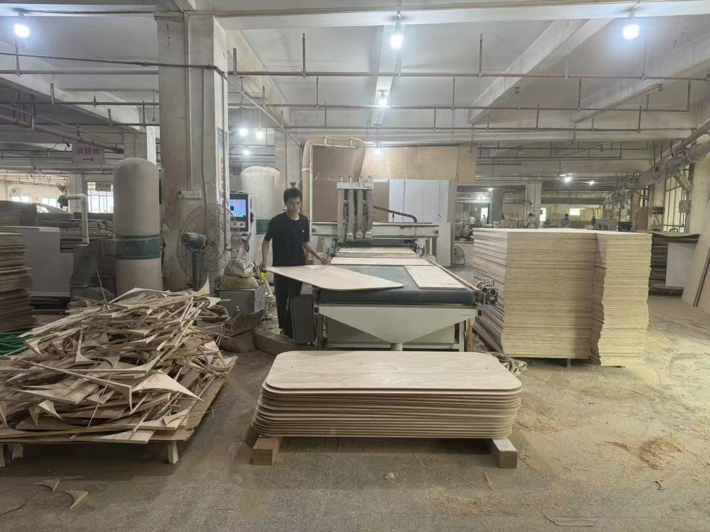 Panel Cutting, Profiling & Drilling at the Foshan factory