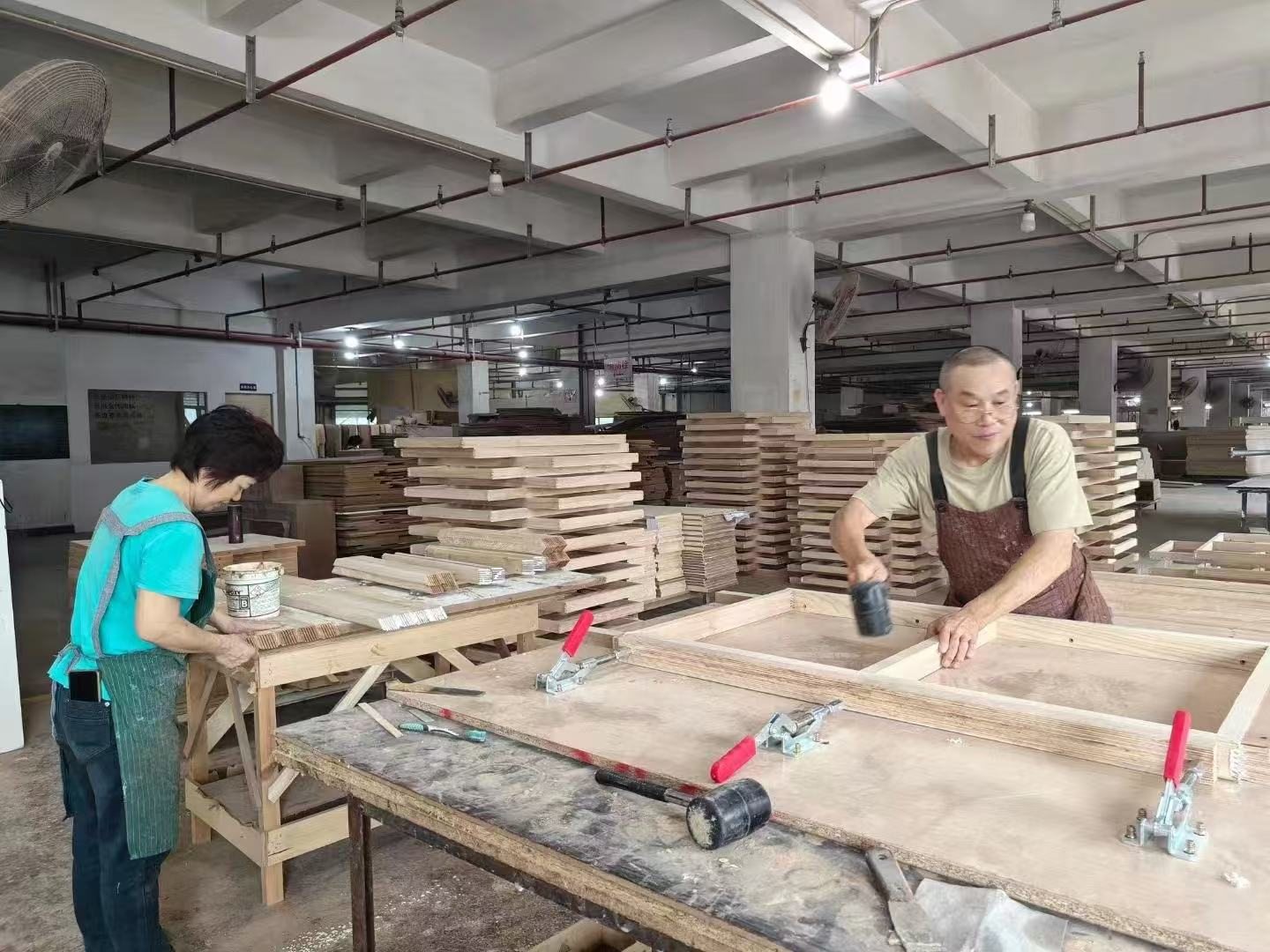 Assembly at the Foshan factory