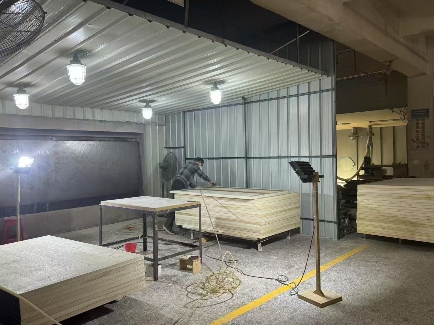 Wood Sanding Inspection at the Foshan factory