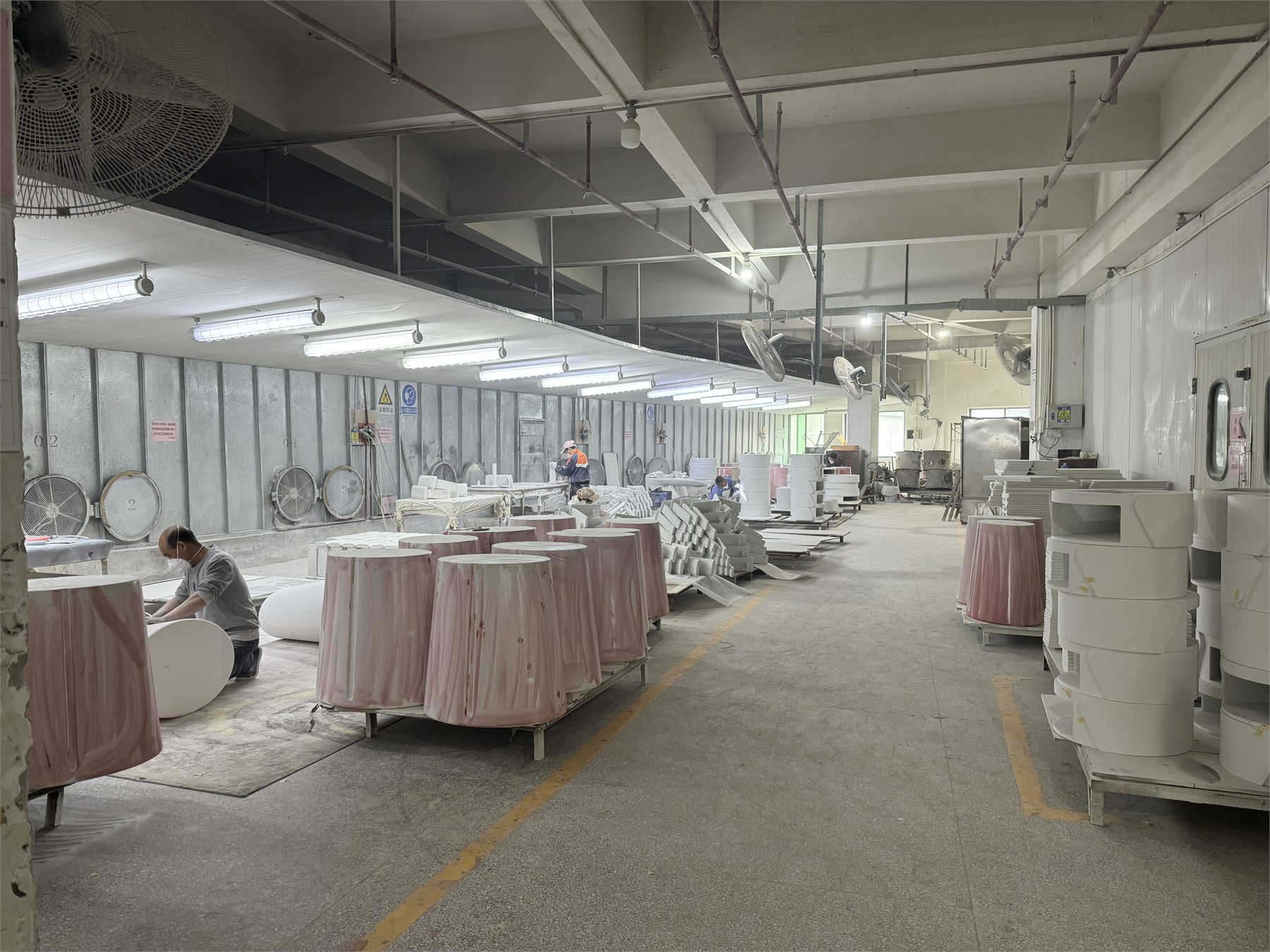 Finish Sanding at the Foshan factory