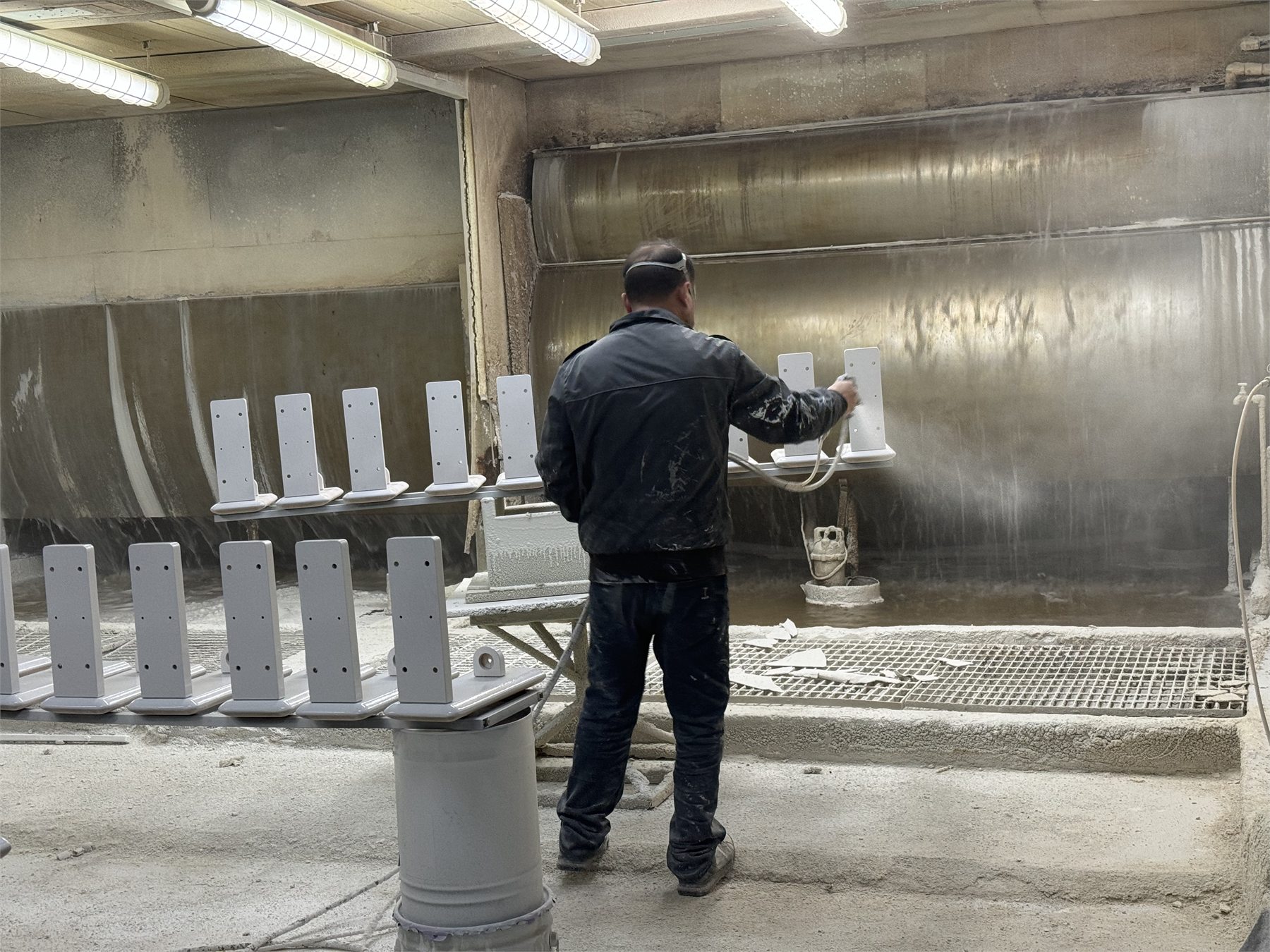Spray Finishing at the Foshan factory