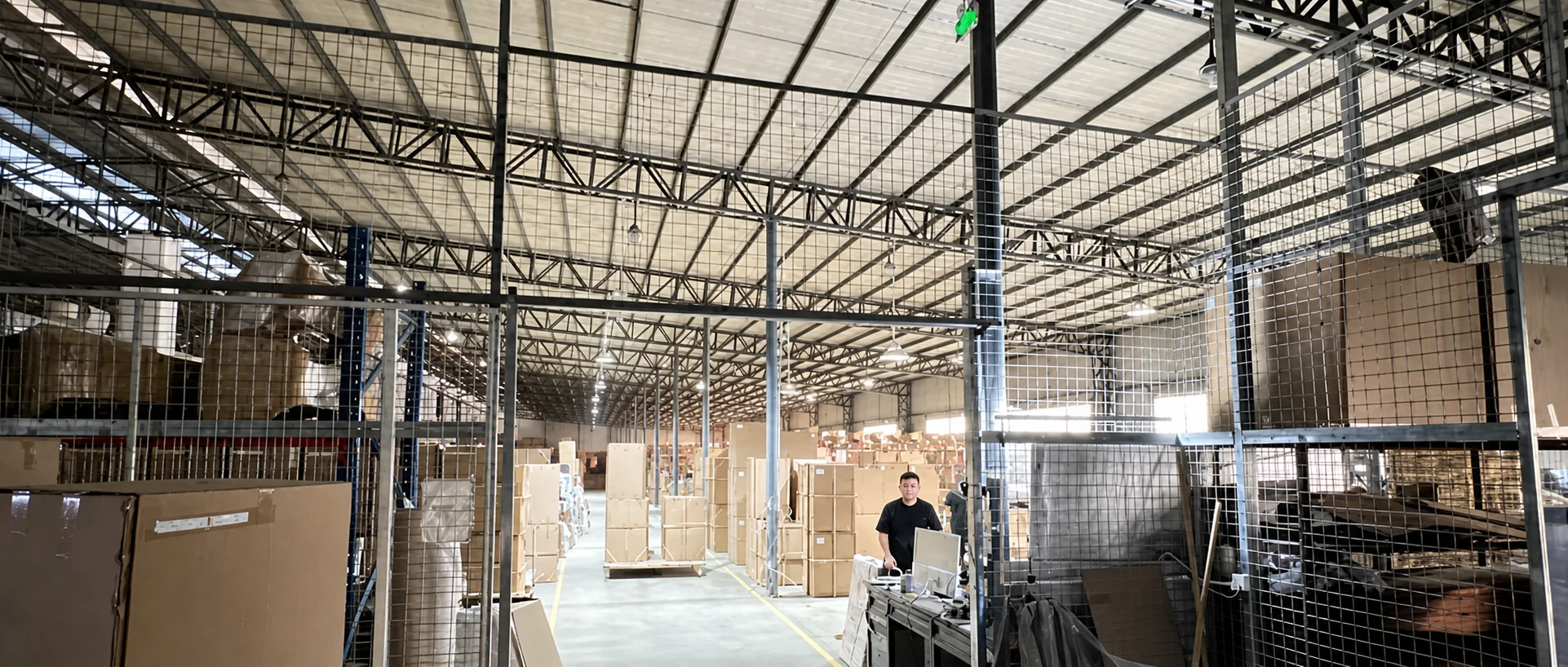 Warehouse and dispatch area