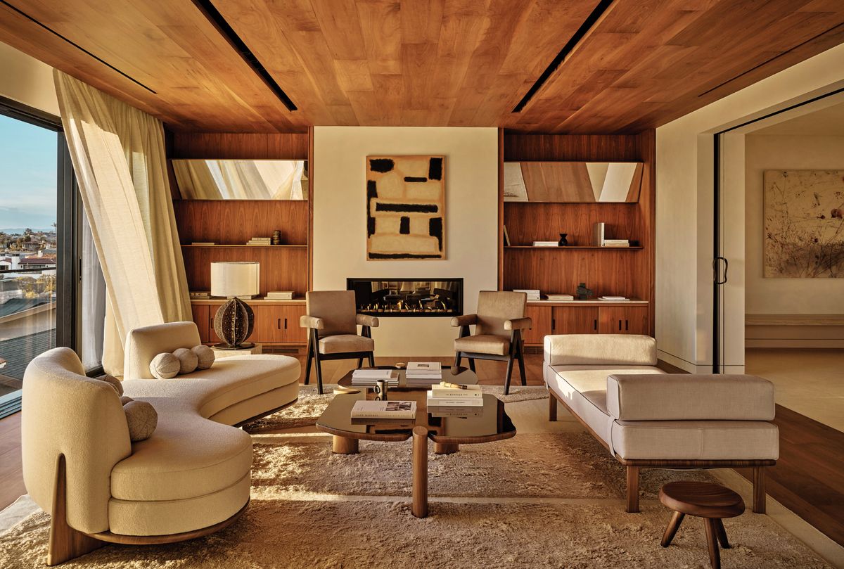 Bespoke furniture in a warm contemporary residence