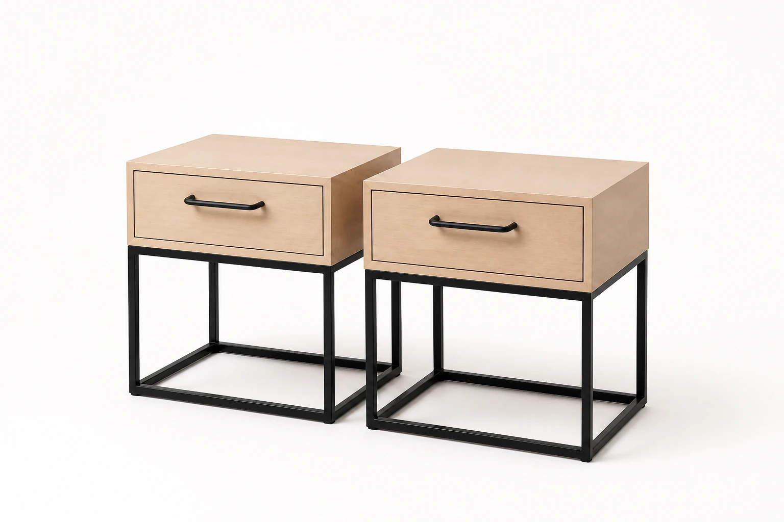 Bedside Cabinet Pair front view