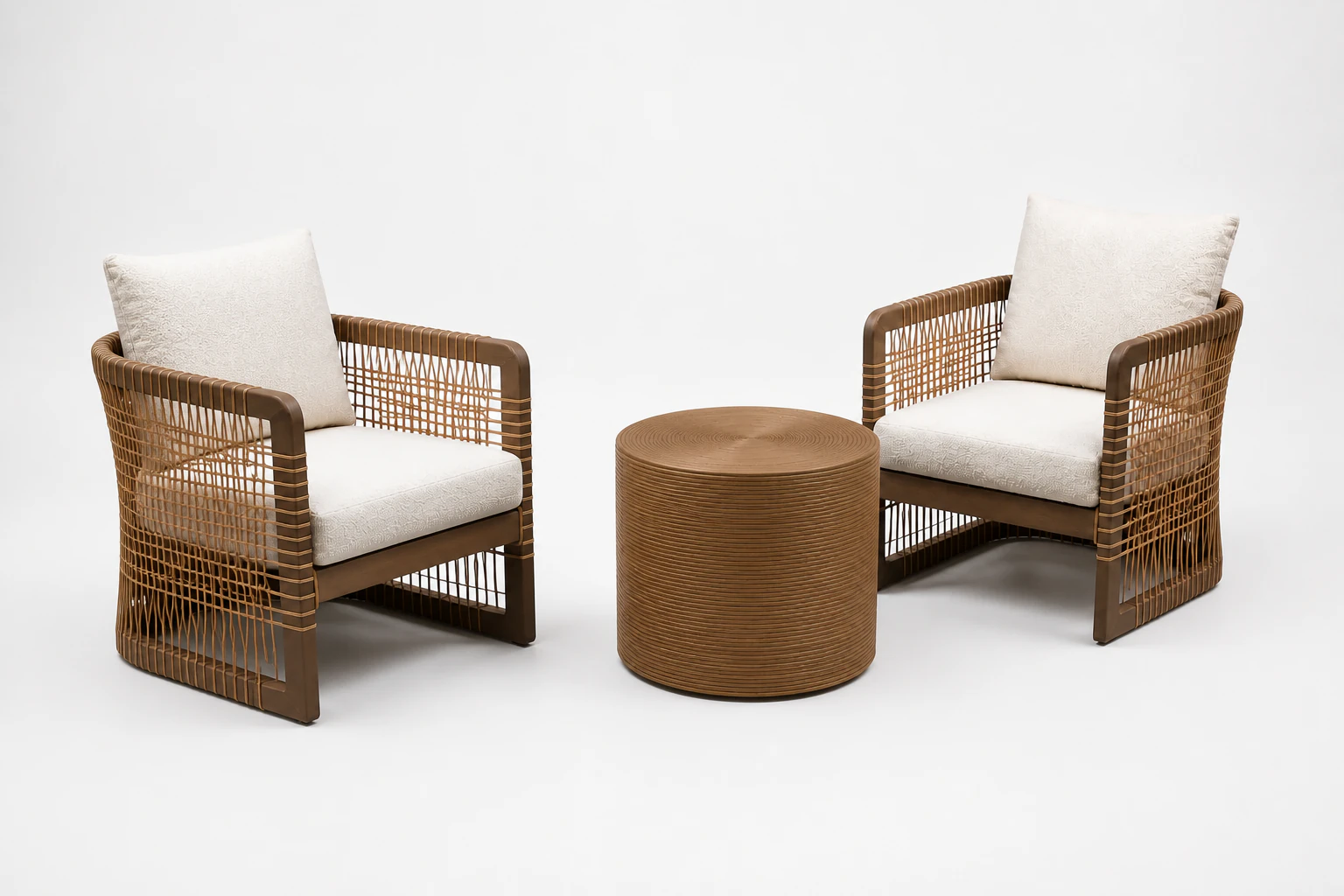Rattan Lounge Set front view