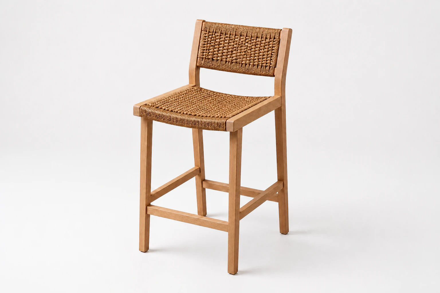 Cane Bar Chair front view