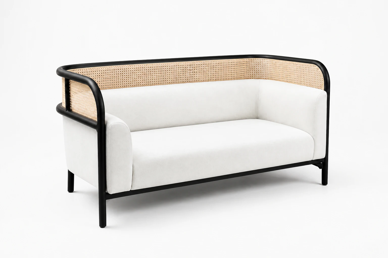 Woven Lounge Sofa front view