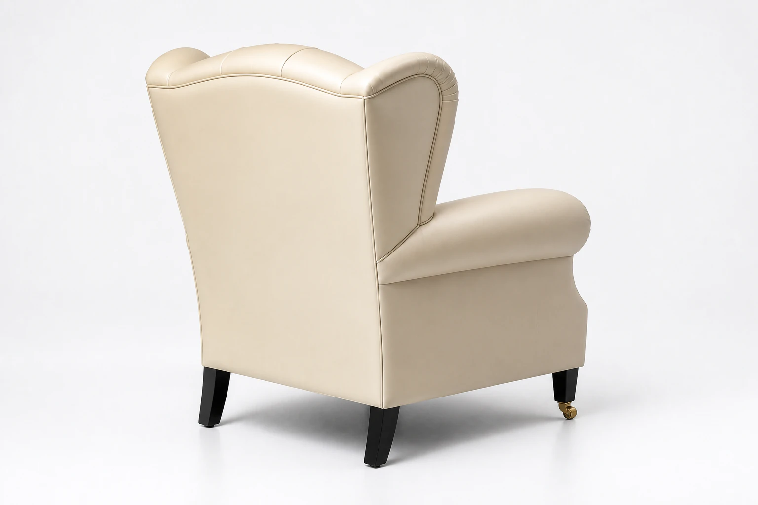 Tufted Wingback Chair rear view