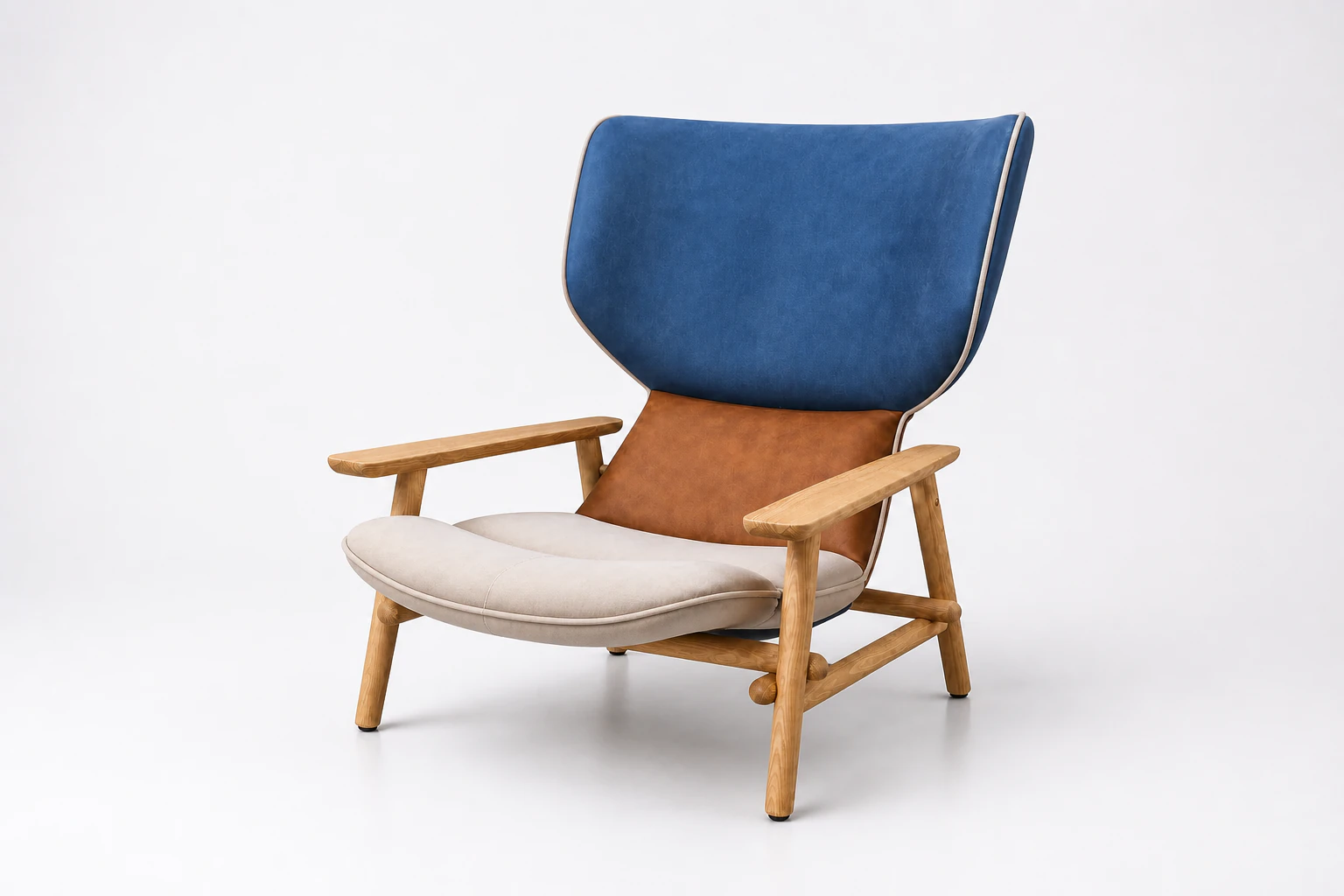 Timber Lounge Chair front view