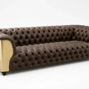 Tufted Leather Sofa