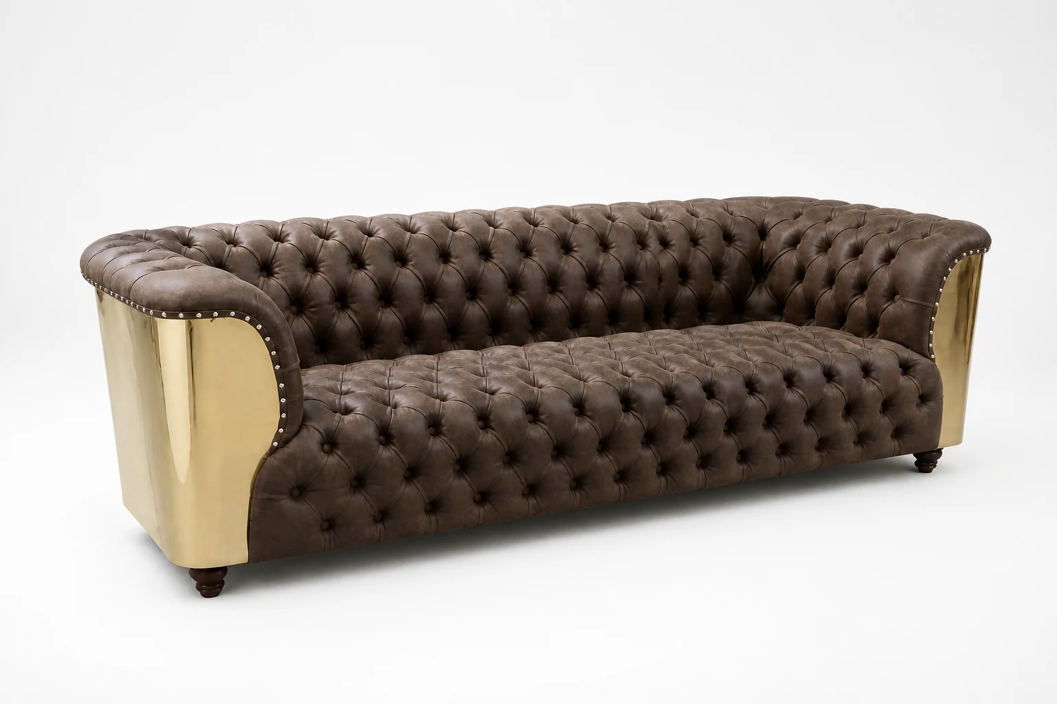 Tufted Leather Sofa